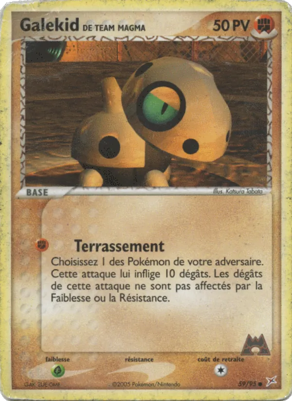 Galekid de Team Magma 59/95
