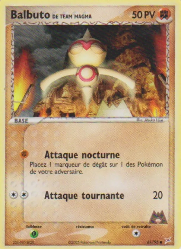Balbuto de Team Magma 61/95