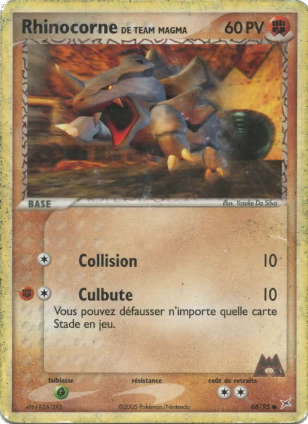 Rhinocorne de Team Magma 68/95