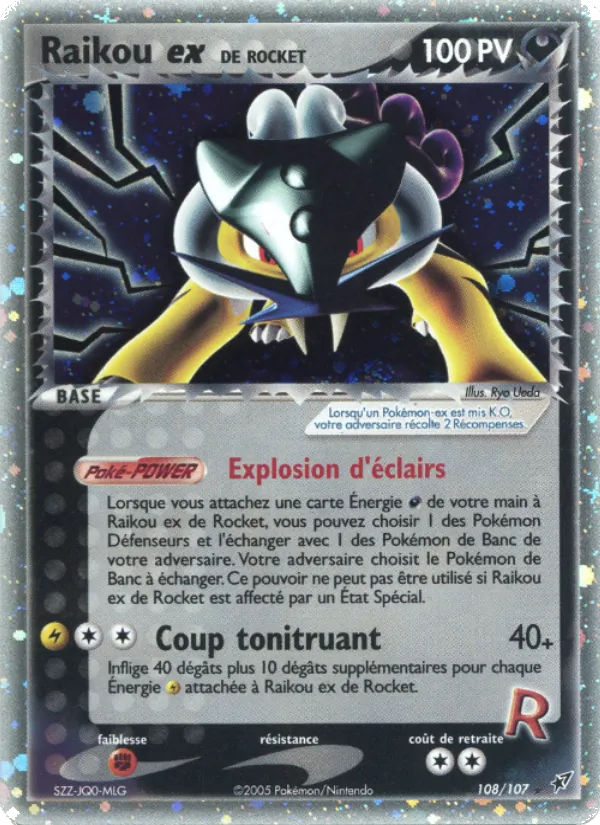 Raikou ex de Rocket 108/107