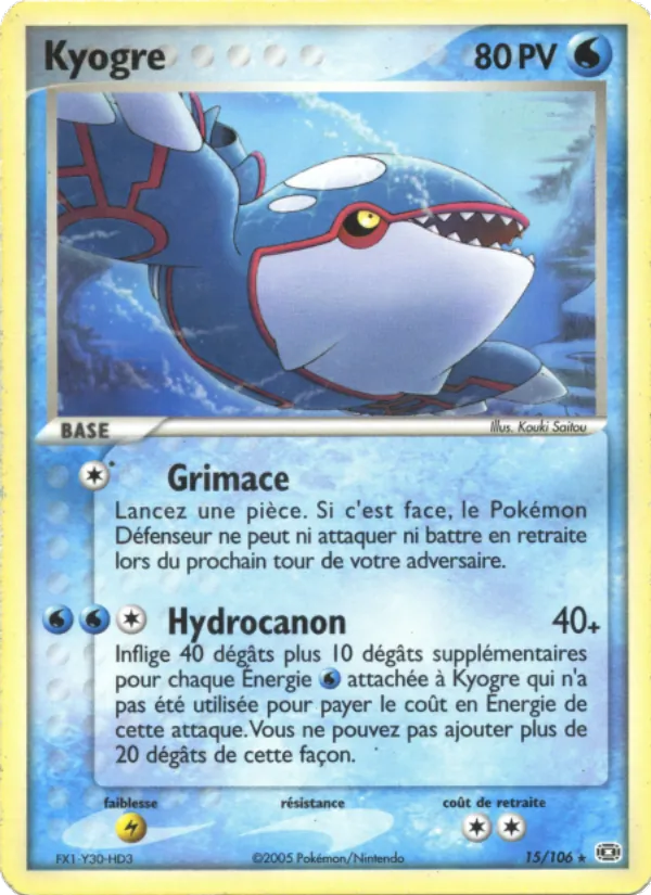 Kyogre 15/106