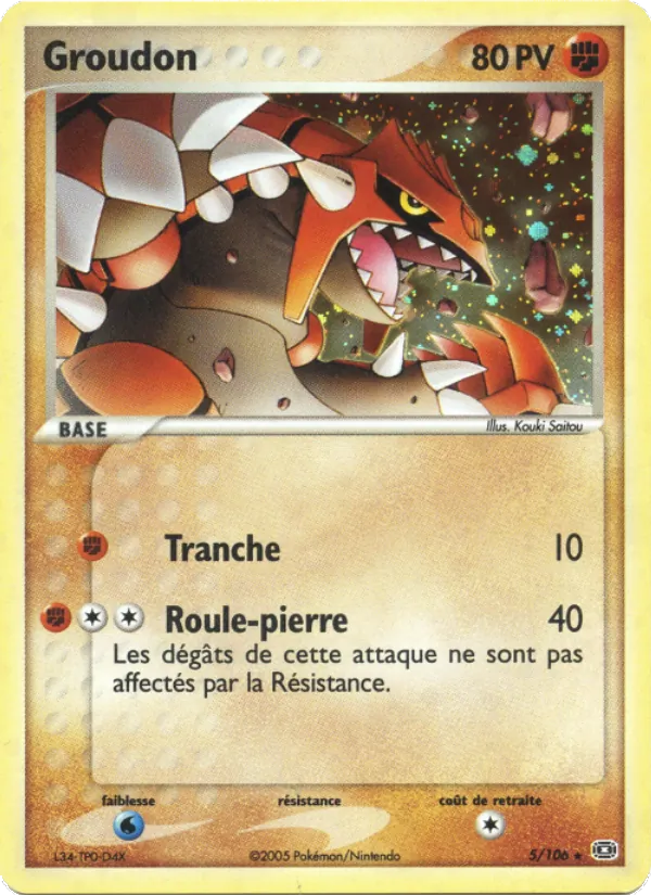 Groudon 5/106