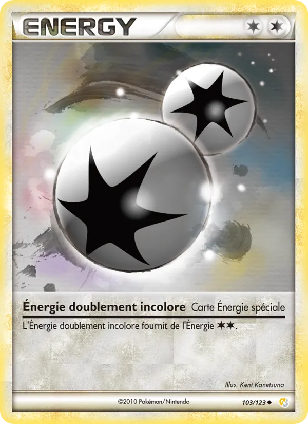 Énergie doublement incolore 103/123