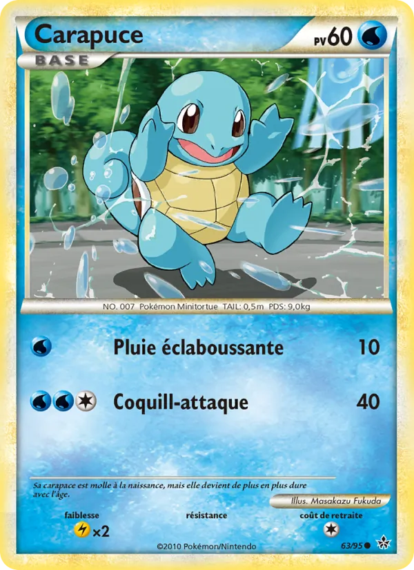 Carapuce 63/95