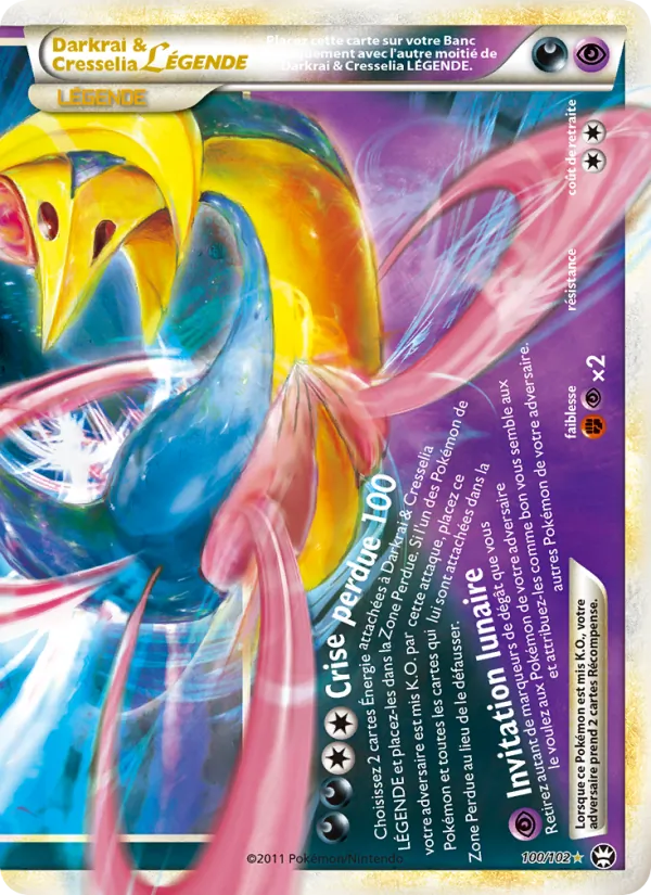 Darkrai & Cresselia LÉGENDE 100/102