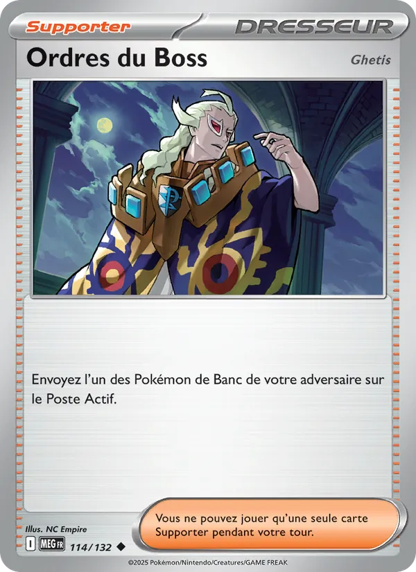Ordres du Boss 114/132