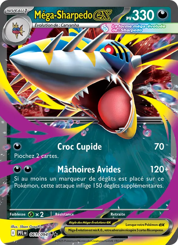 Méga-Sharpedo-ex 061/94