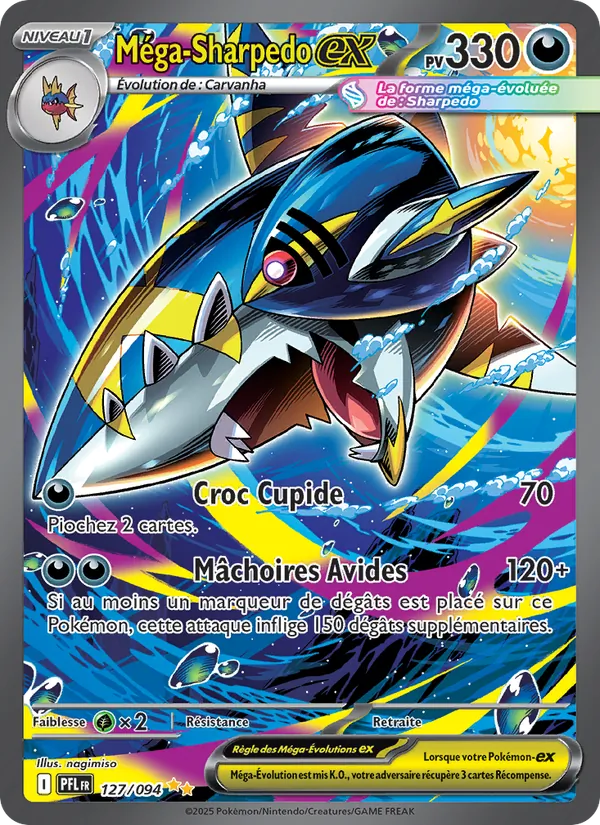 Méga-Sharpedo-ex 127/94