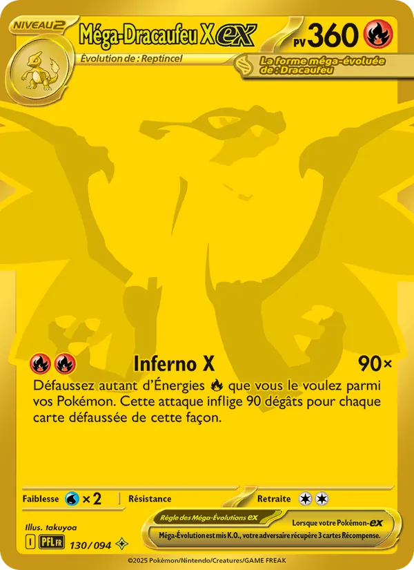 Méga-Dracaufeu X-ex 130/94