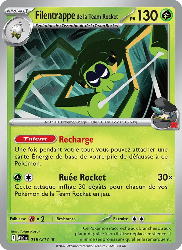 Filentrappe de la Team Rocket 019/217