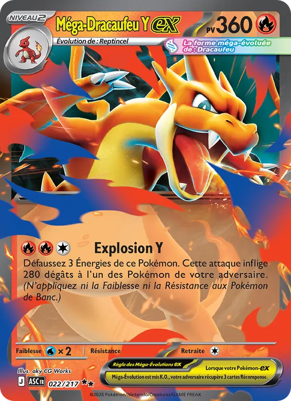 Méga-Dracaufeu Y-ex 022/217