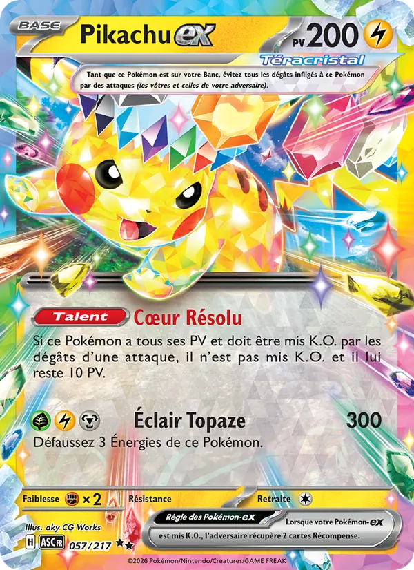 Pikachu-ex 057/217