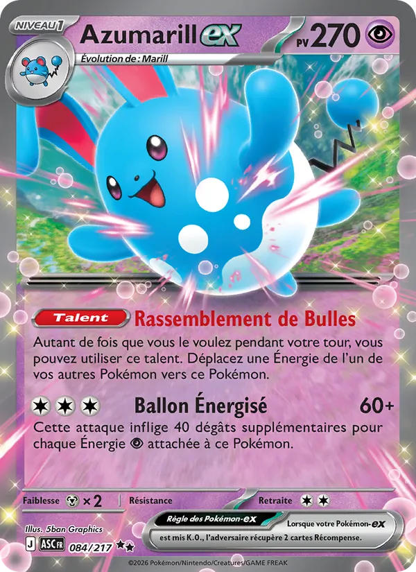 Azumarill-ex 084/217