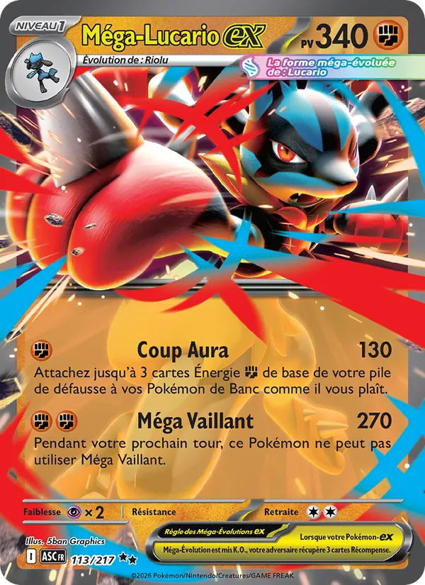 Méga-Lucario-ex 113/217