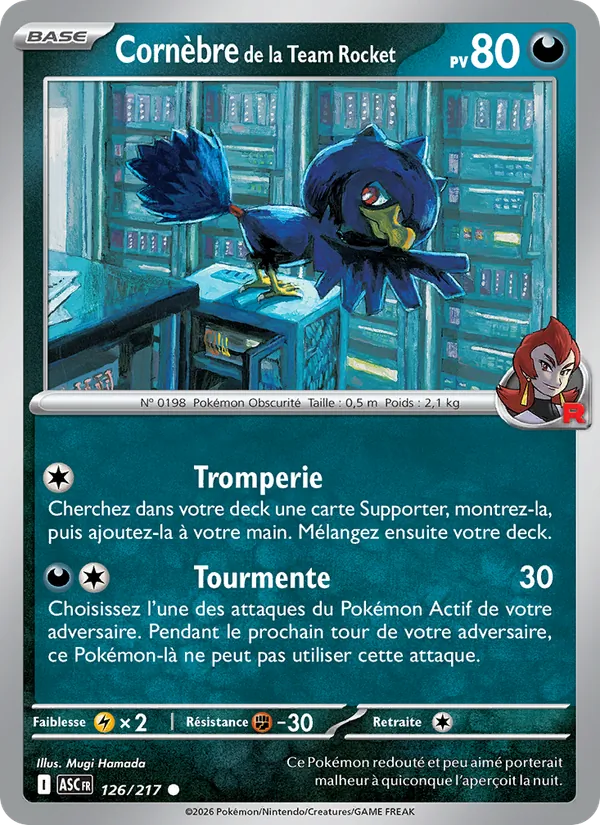 Cornèbre de la Team Rocket 126/217