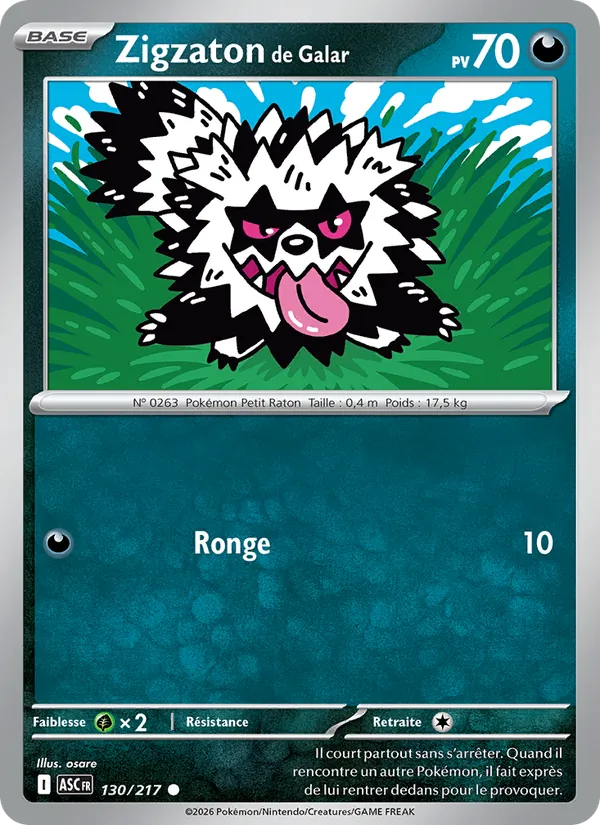 Zigzaton de Galar 130/217