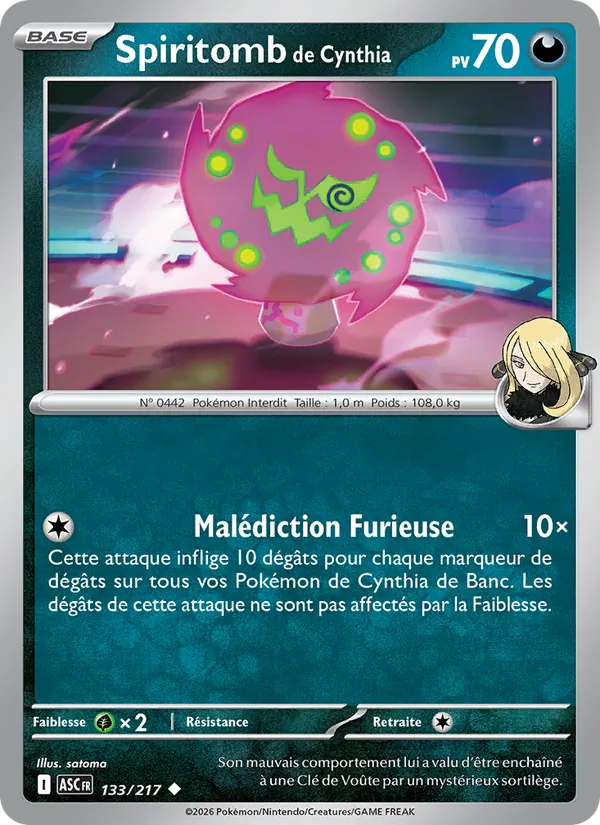 Spiritomb de Cynthia 133/217
