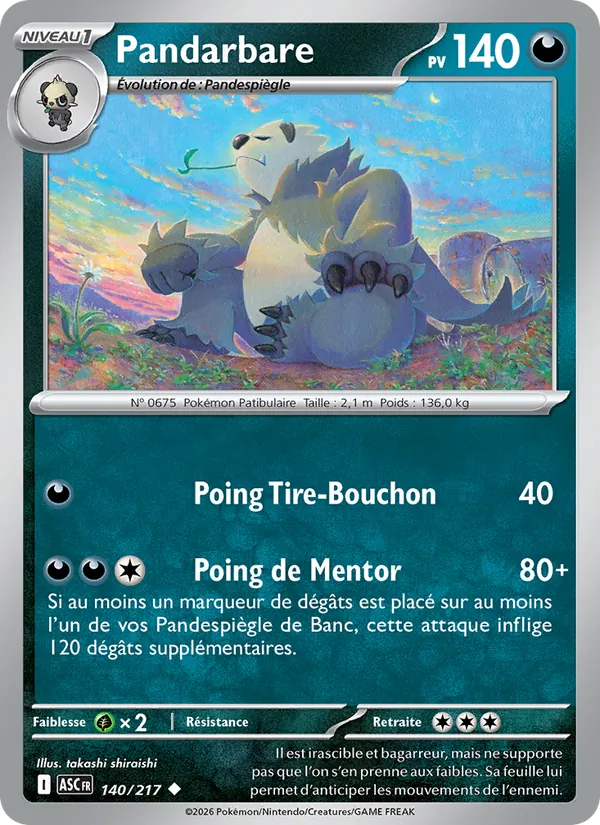 Pandarbare 140/217