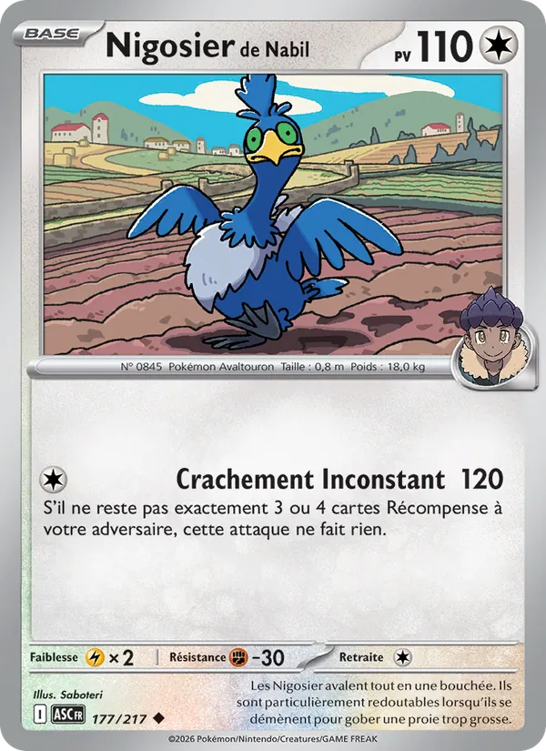 Nigosier de Nabil 177/217