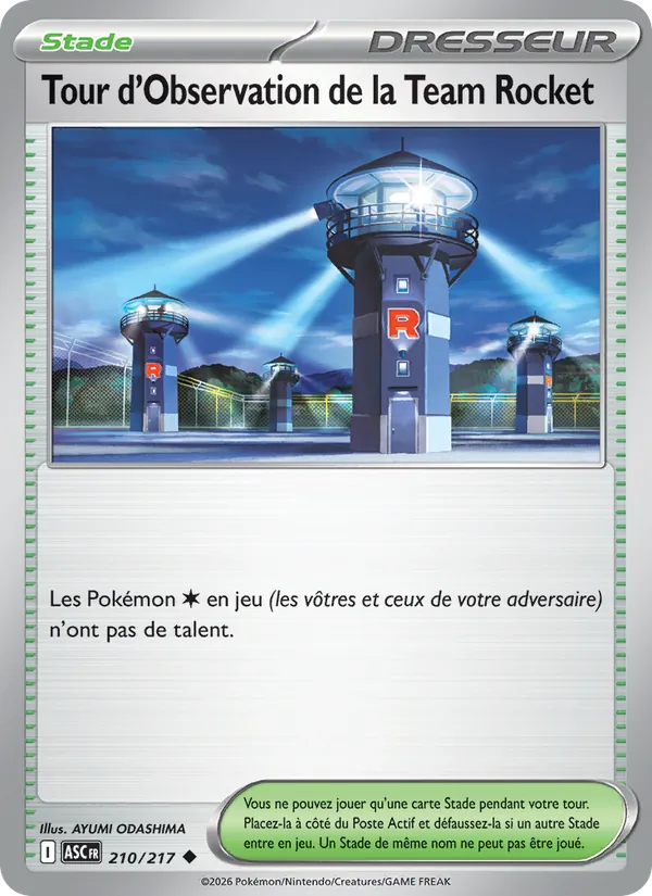 Tour d'Observation de la Team Rocket 210/217