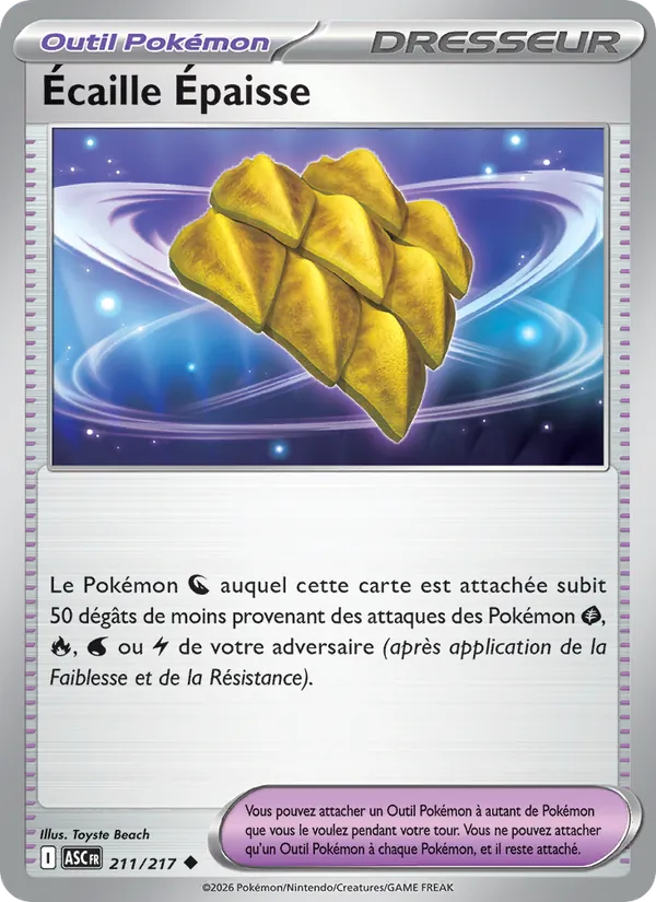 Écaille Épaisse 211/217