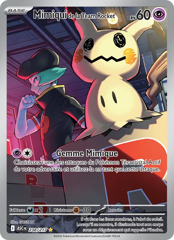 Mimiqui de la Team Rocket 238/217