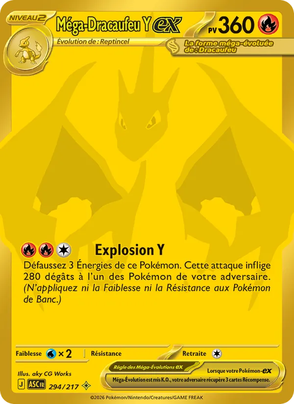 Méga-Dracaufeu Y-ex 294/217