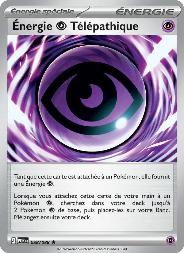Énergie Psychic Télépathique 088/88