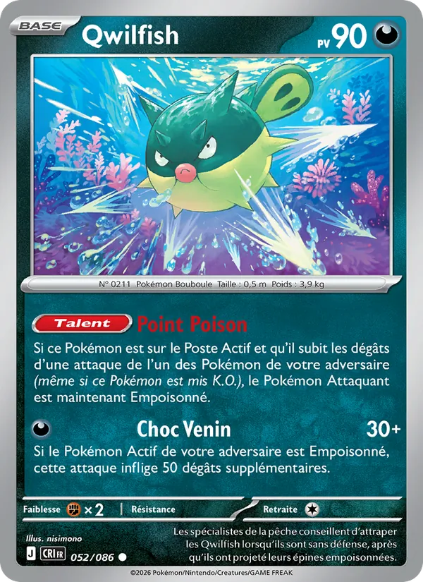 Qwilfish 052/86