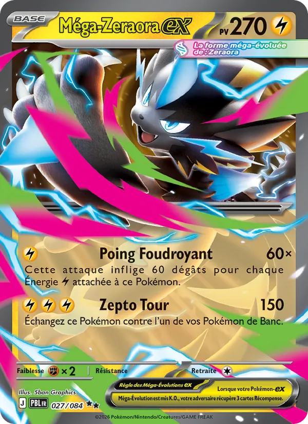 Méga-Zeraora-ex 027/84