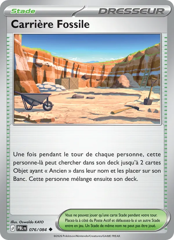 Carrière Fossile 076/84