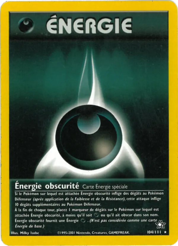Énergie obscurité 104/111