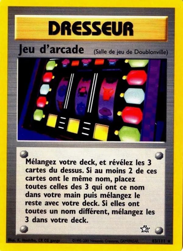 Jeu d'arcade 83/111