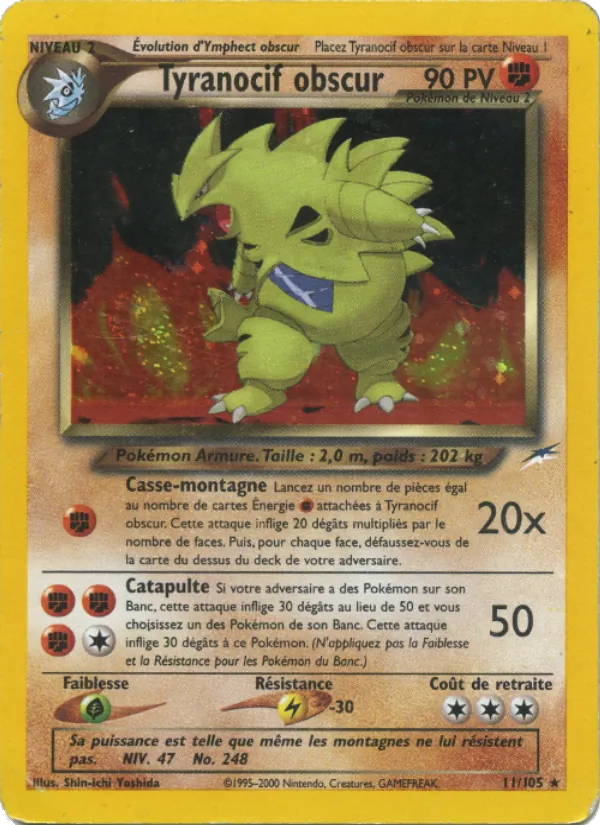 Tyranocif obscur 11/105