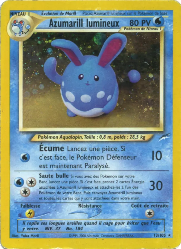 Azumarill lumineux 13/105