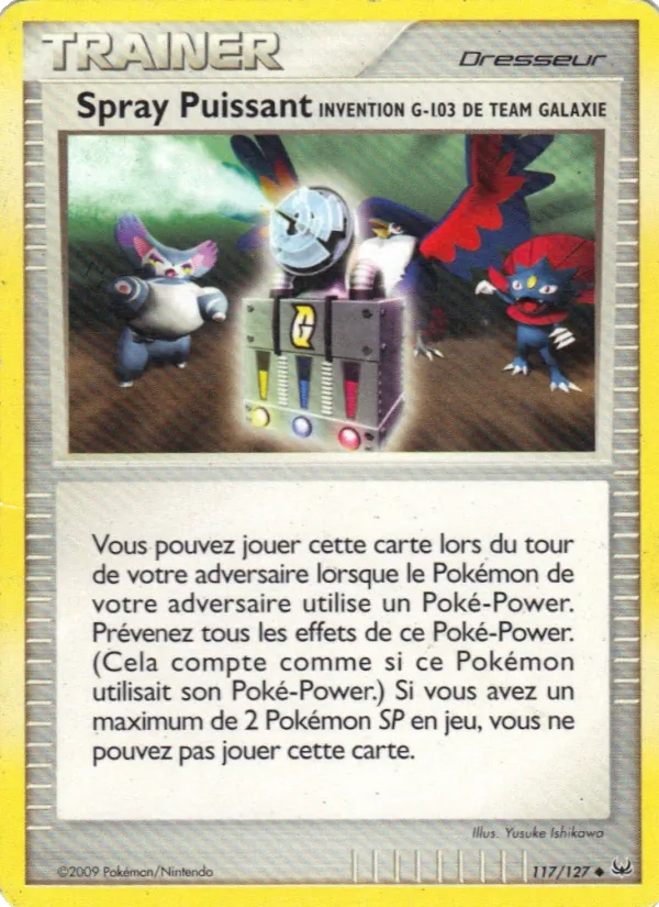 Spray Puissant Invention G-103 de Team Galaxie 117/127