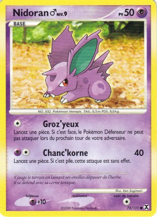 Nidoran♂ Niv. 9 72/111