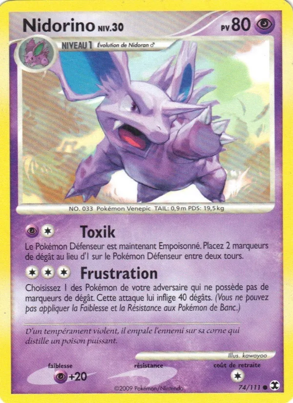 Nidorino Niv. 30 74/111