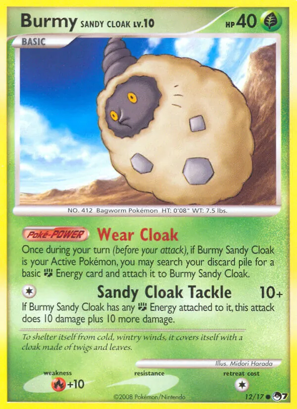 Burmy Sandy Cloak 12/17