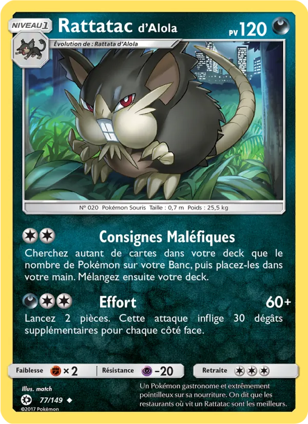 Rattatac d’Alola 77/149
