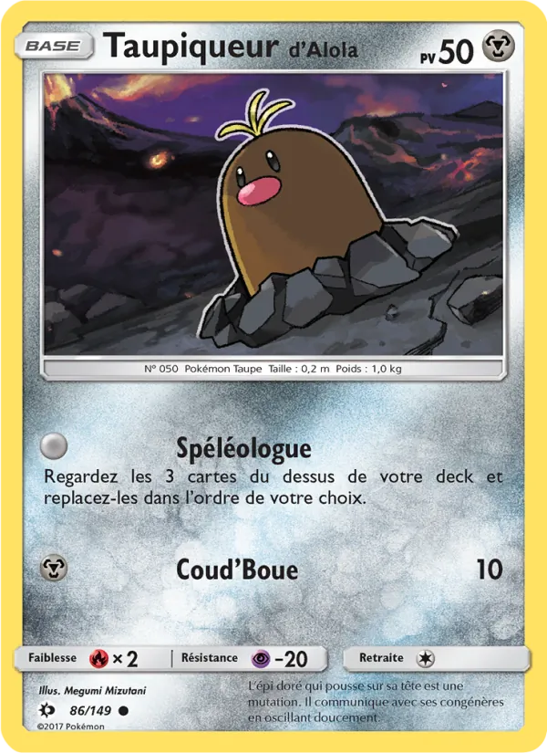 Taupiqueur d’Alola 86/149