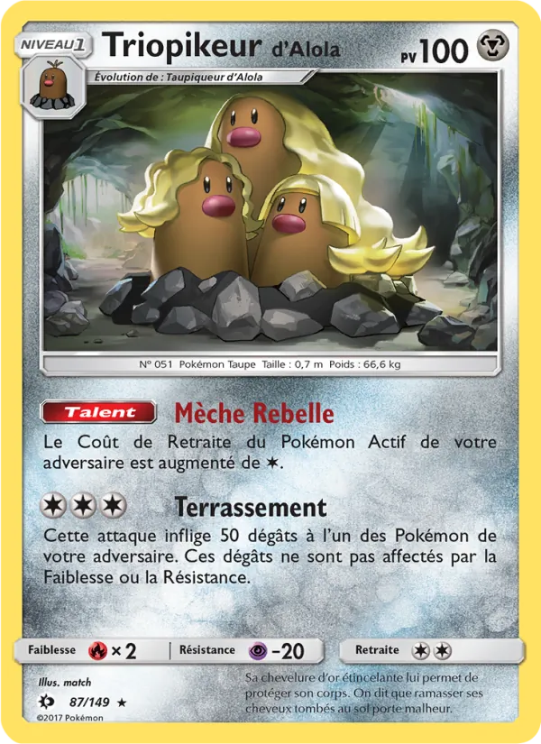 Triopikeur d’Alola 87/149