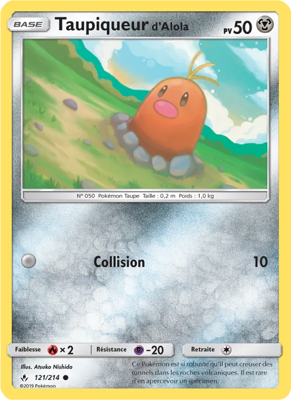 Taupiqueur d’Alola 121/214