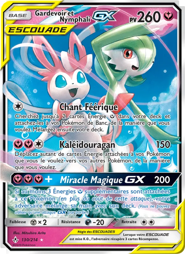 Gardevoir et Nymphali GX 130/214