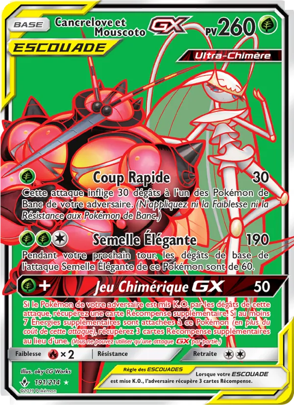 Cancrelove et Mouscoto GX 191/214