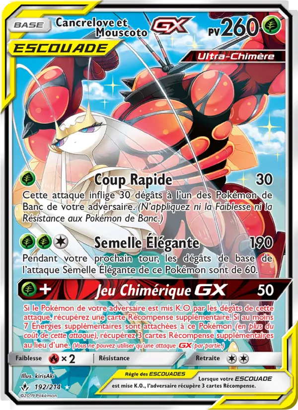 Cancrelove et Mouscoto GX 192/214