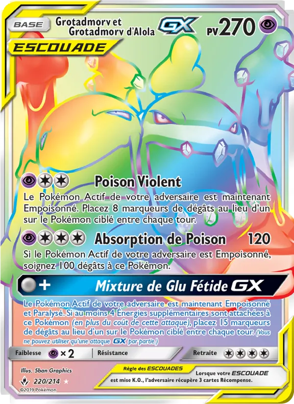 Grotadmorv et Grotadmorv d’Alola GX 220/214