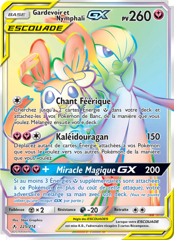 Gardevoir et Nymphali GX 225/214