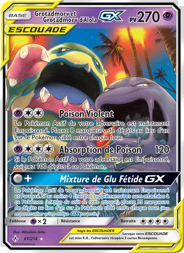 Grotadmorv et Grotadmorv d’Alola GX 61/214