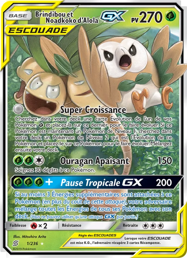 Brindibou et Noadkoko d’Alola GX 1/236